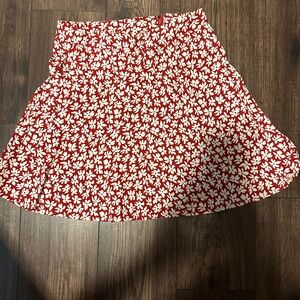 Reformation flounce skirt 0